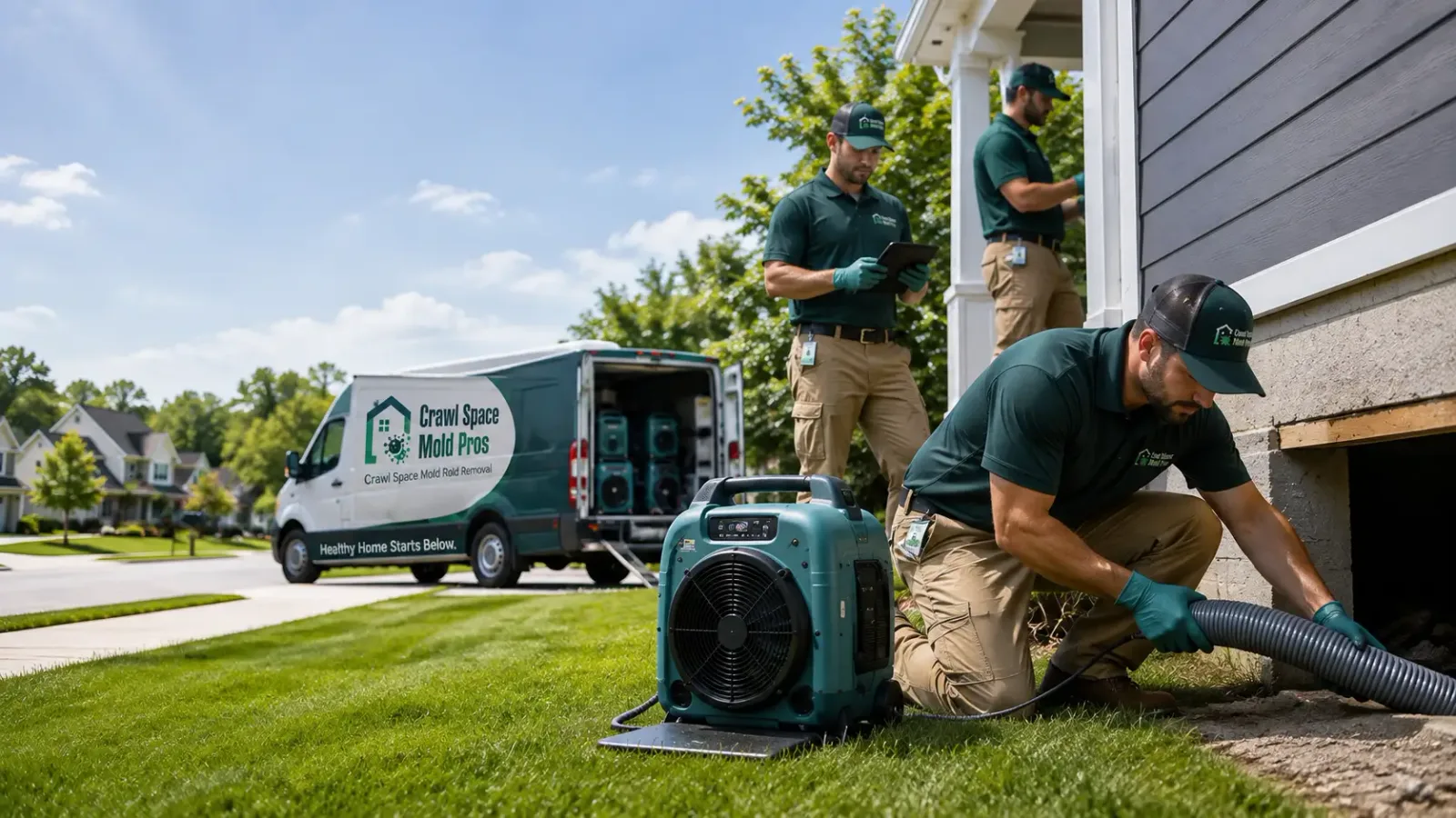 Crawl Space Mold Removal in Hibernia, NJ